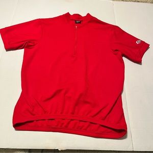 Canari Mens Red Cycling Shirt Jersey No Material Tag No Size Tag Approx. Medium‎